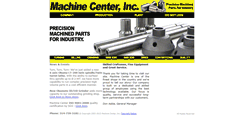 Desktop Screenshot of machinecenter.com