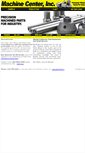 Mobile Screenshot of machinecenter.com